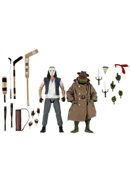BUY TMNT - CASEY JONES & RAPHAEL DISGUISE (2 PACK) 7" ACTION FIGURES  | NECA ONLINE AU