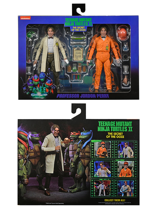 TMNT Lab Coat & Hazmat Suit Professor Perry 2 Pack 7" Scale Action Figures - Buy Online Only