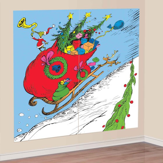 Dr Seuss The Grinch Scene Setter - Buy Online Only