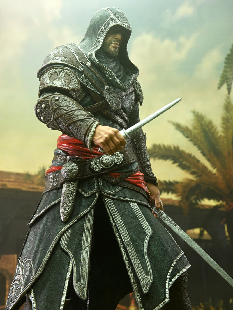 BUY NOW ASSASSIN'S CREED: REVELATIONS - EZIO AUDITORE 7" SCALE ACTION FIGURE | NECA ONLINE