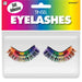 Rainbow Tinsel Eyelashes – Self Adhesive, 1.2cm x 2.5cm (1 Pair)
