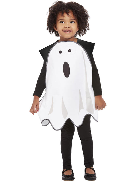 Toddler White Ghost Tabard Costume