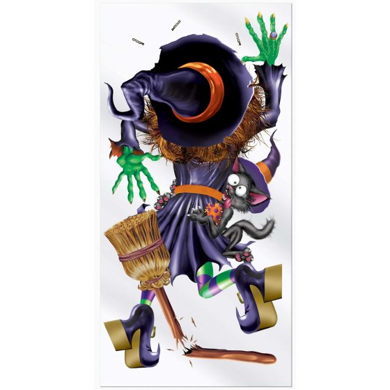 Crashing Witch Door Cover - Buy Online Only