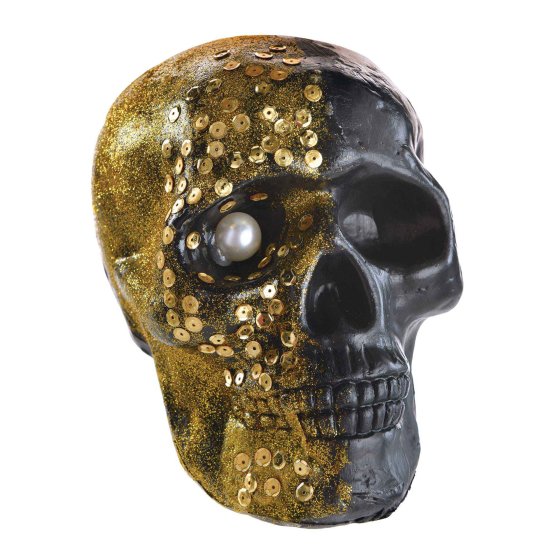 Boneyard Glam Skull Decoration - Buy Online Only