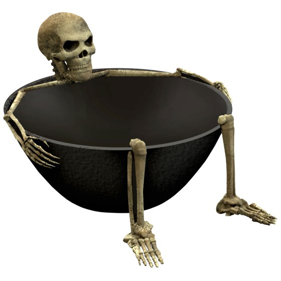 Boneyard Skeleton Bowl - Buy Online Only
