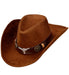 Dallas Cowboy Hat | Western Costume Accessory | Suede Look Hat