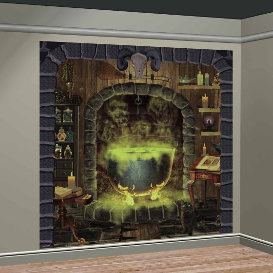 Witches Kitchen Backdrop Scene Setters - Buy Online Only