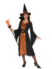 Orange & Black Witch Costume | Affordable Halloween Costume 
