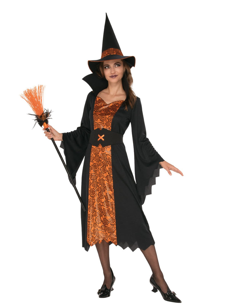 Orange & Black Witch Costume | Affordable Halloween Costume 
