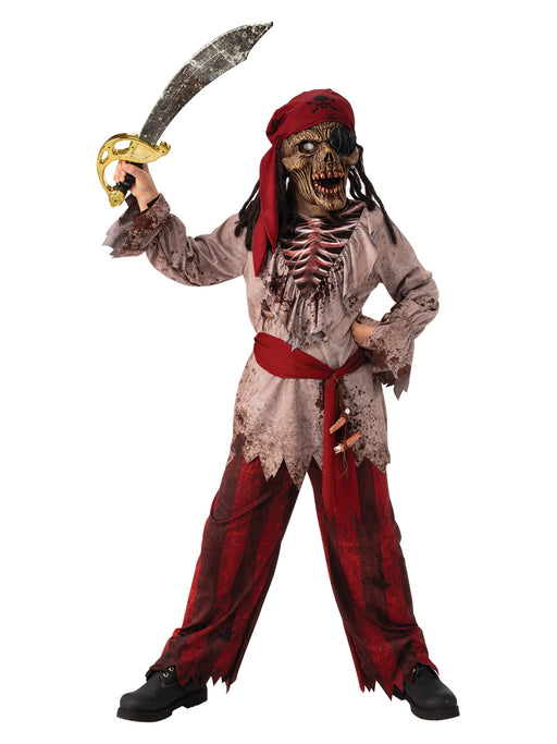 Skeleton Pirate Costume | Kids Scary Book Week Outfit | Halloween