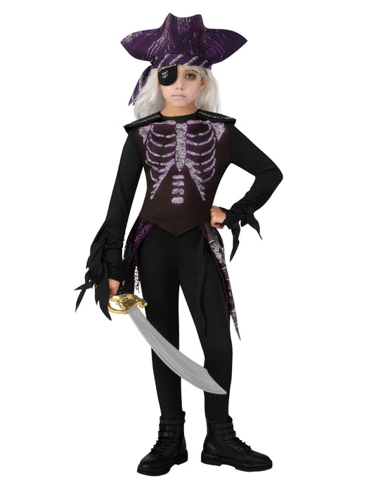 Ghost Ship Pirate Costume | Girls Skeleton Pirate | Book Week & Halloween