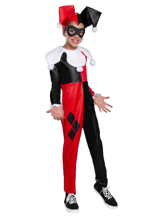 Harley Quinn Costume for Kids | DC Superhero Girls Jumpsuit