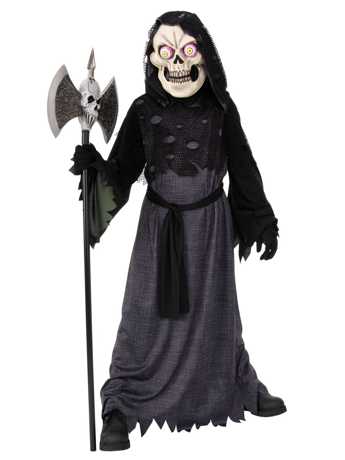 Kids Skeleton Costume with Pop-Out Eyes | Halloween Hooded Robe — The ...