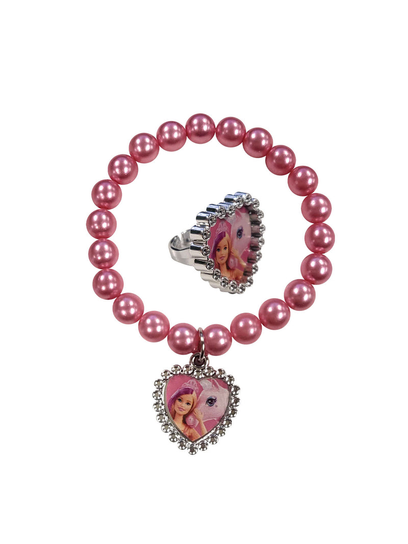 Barbie Bracelet & Ring Set for Kids | Dreamtopia Unicorn Jewelry
