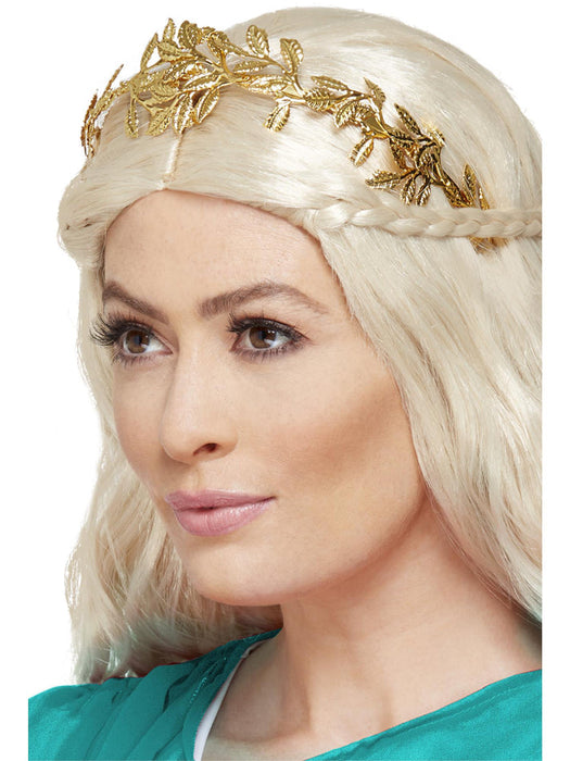 Gold Grecian Leaf Headband