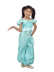 Jasmine Deluxe Filagree Costume – Disney Aladdin Outfit for Kids
