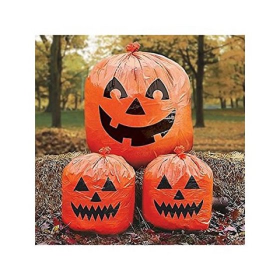 Halloween Pumpkin Lawn Bags - Buy Online Only