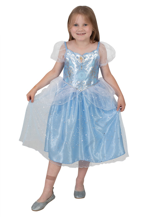 Disney Cinderella Sparkle Deluxe Costume – Kids Princess Dress