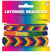 Rainbow Layering Bracelets – 4 Pack of Colourful Thread Bracelets