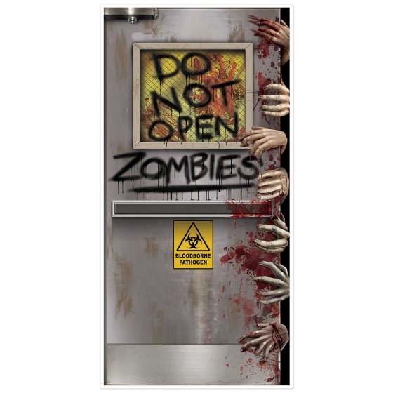 Zombies Lab Door Cover - Buy Online Only