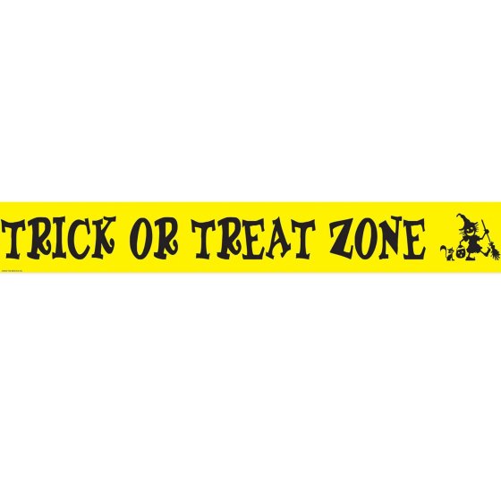Trick Or Treat Zone Party Tape - Buy Online Only