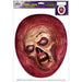 Zombie Head Toilet Topper Peel 'N Place | Scary Halloween Bathroom Decor