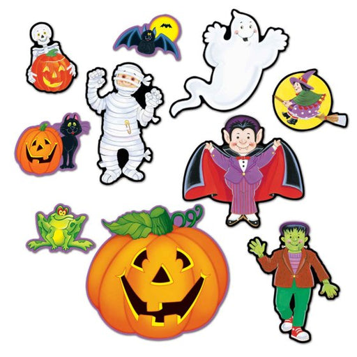 Halloween Cutouts | Fun Party Decorations 13cm – 30cm Assorted