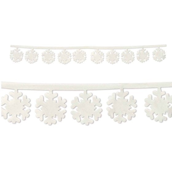 Fabric Snowflake Garland - Buy Online Only