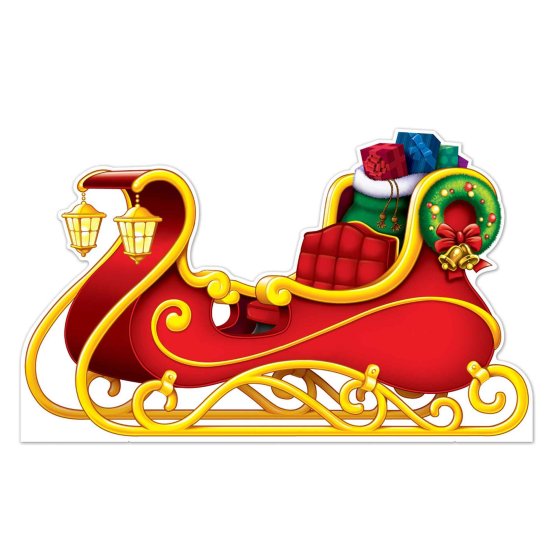 Stand Up Santa's Sleigh - Buy Online Only