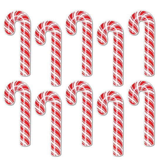 Mini Candy Cane Cutouts - Buy Online Only