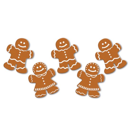 Mini Gingerbread Cutouts - Buy Online Only