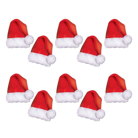 Mini Santa Hat Cutouts - Buy Online Only