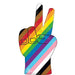 Celebrate Pride Balloon 45x83cm | Peace Hand Design Foil Balloon