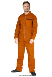 Prisoners Orange Jumpsuit Costume  