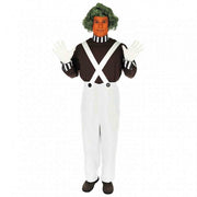 Factory Worker Costume with Wig | Adult Chocolate Maker Outfit