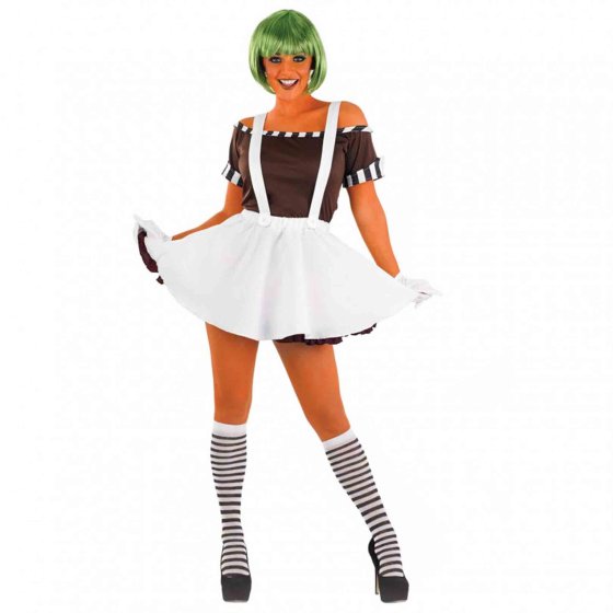 Sexy Factory Worker Costume | Adult Chocolate Maker Dress