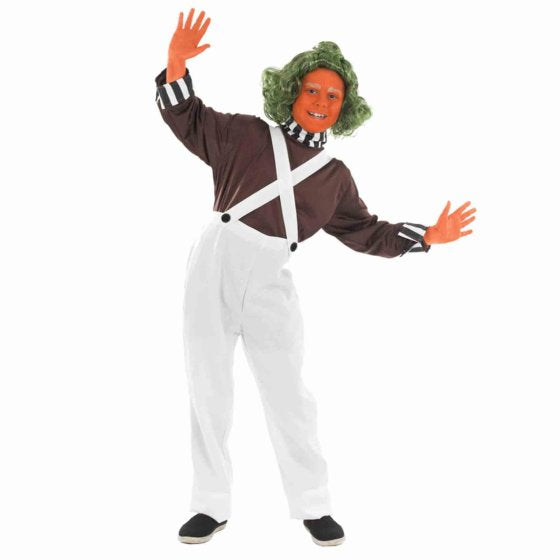 Boys Factory Worker Costume | Book Week Oompa Loompa Outfit 1970s