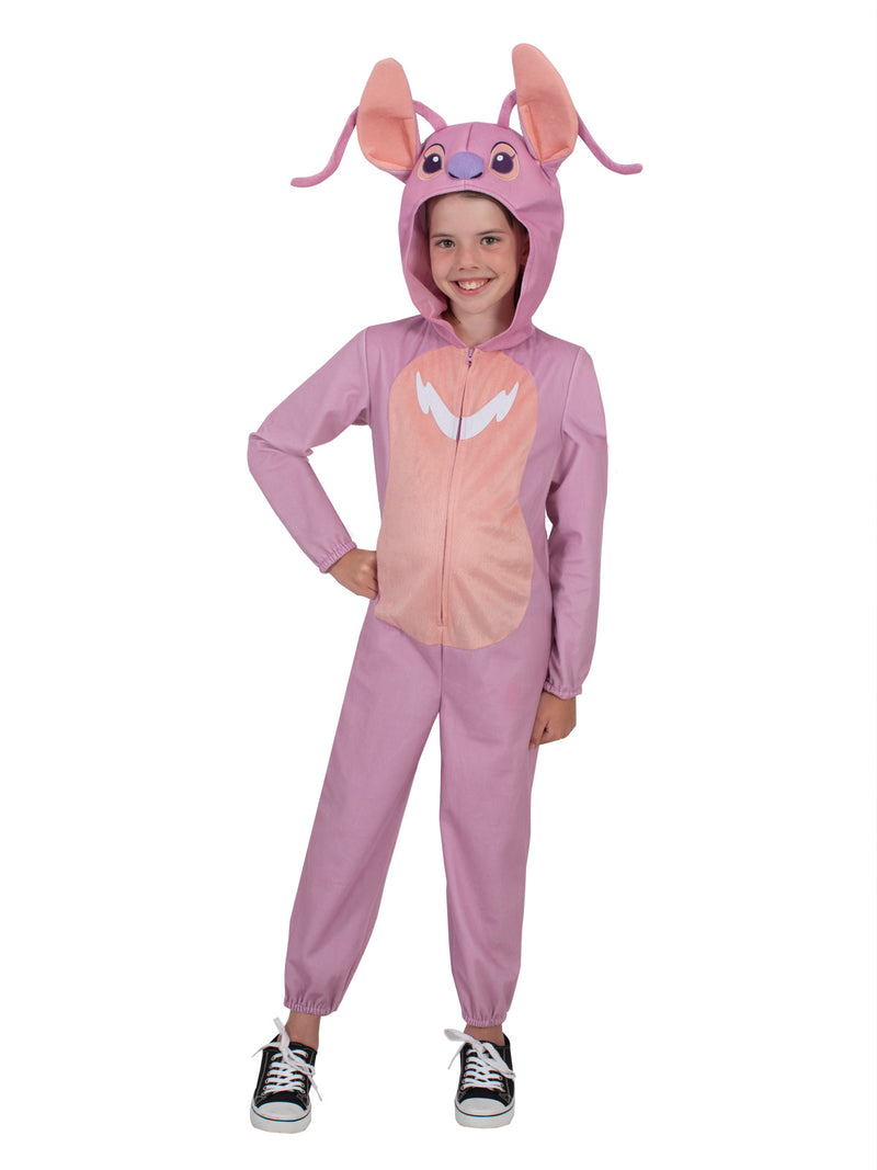 Disney Angel Deluxe Costume | Kids Hooded Onesie