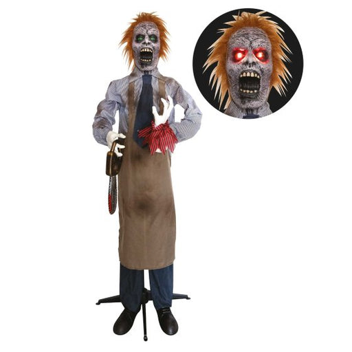 Chainsaw Man Prop | Animatronic Halloween Decoration with Sound