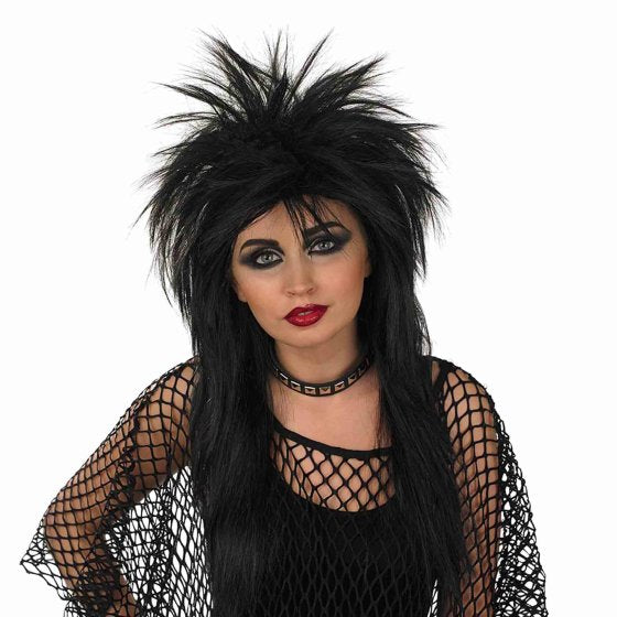 Black Glam Rock Wig - Buy Online Only