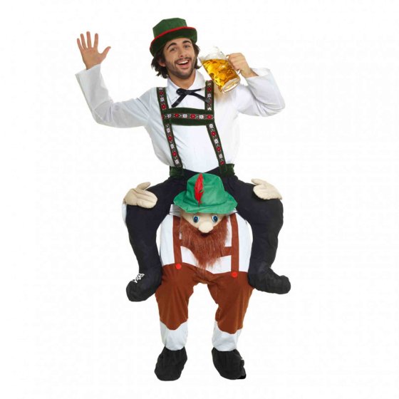 Bavarian Piggyback Costume | Funny Oktoberfest Ride-On Outfit