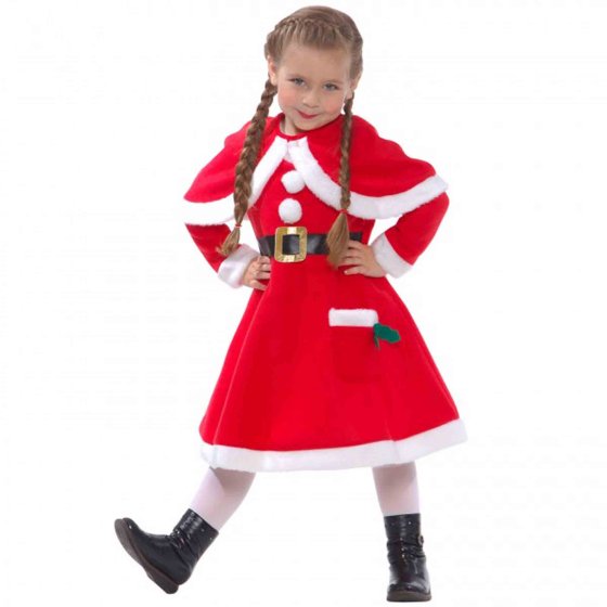 Little Miss Santa Child Costume - Buy Online Only
