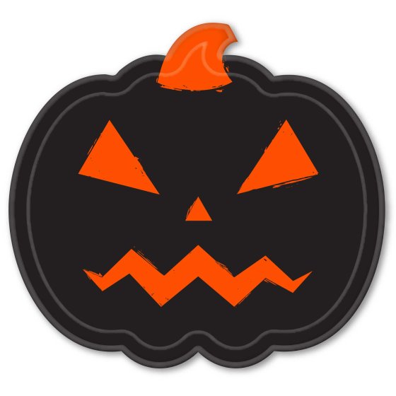 Fright Night 17cm Shaped Paper Plate NPC - Buy Online Only