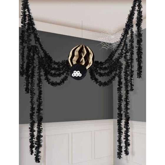 Fright Night Spider Hanging Decoration - Buy Online Only