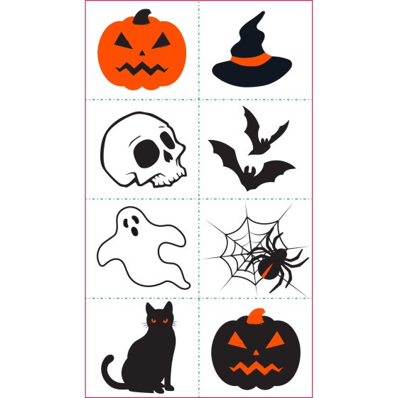 Fright Night Halloween Tattoos - Buy Online Only