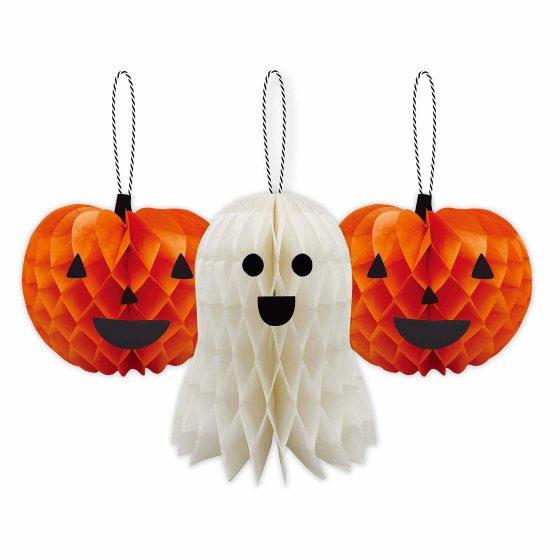 Fright Night Honeycomb Decorations - Buy Online Only