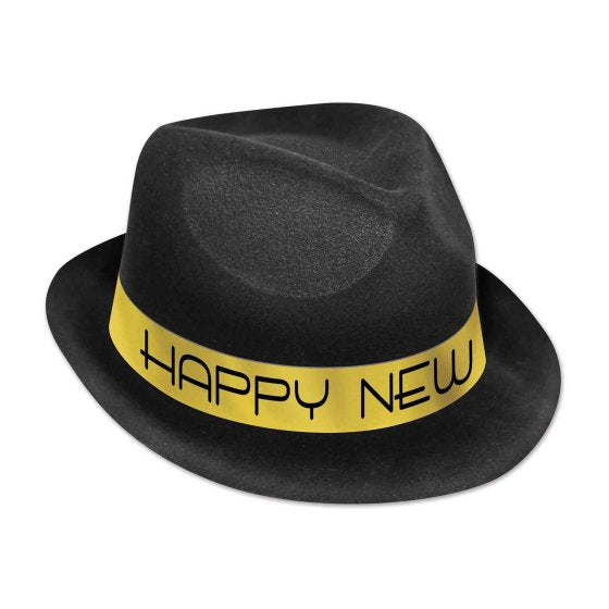 Gold Happy New Year Chairman Hat - Buy Online Only