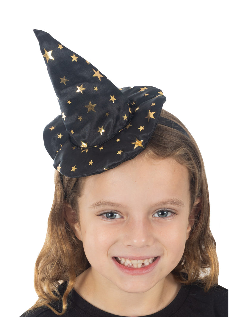 Witch Black & Gold Star Child Headband - Buy Online Only