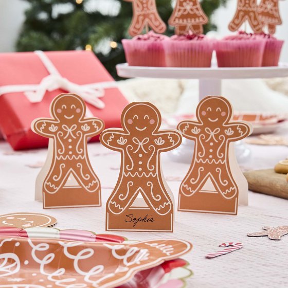 Gingerbread Man Place Cards - Buy Online Only