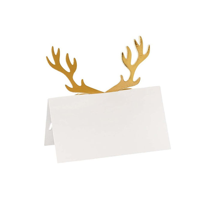 Cosy Christmas Antler Place Cards 10 pack - Buy Online Only